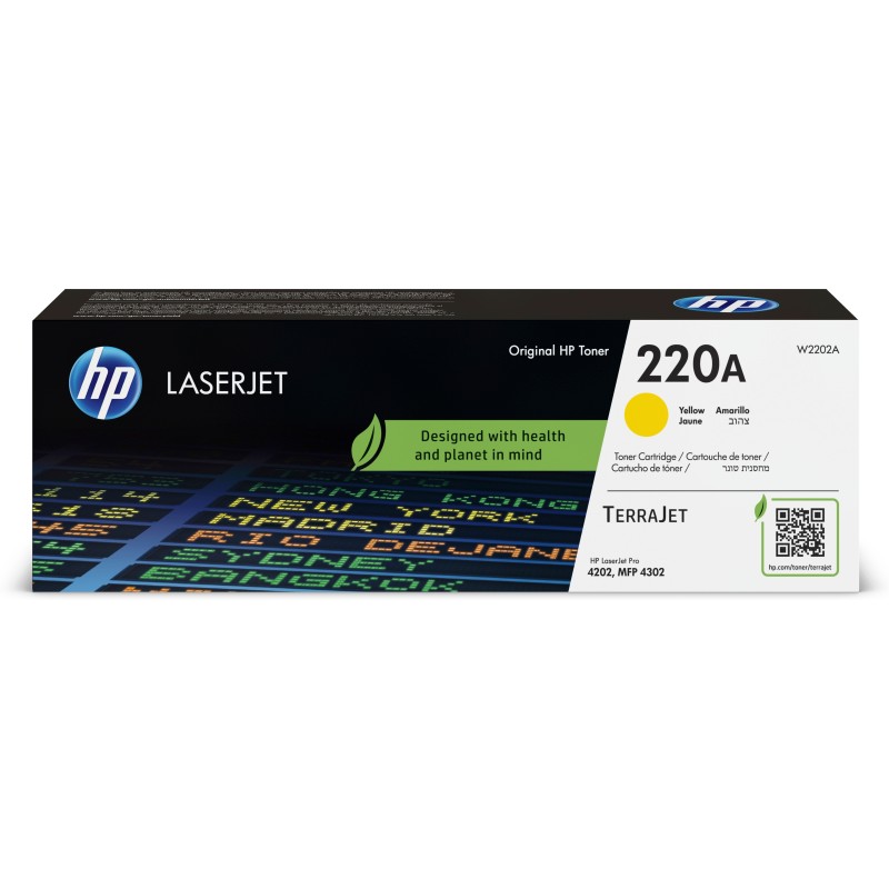 HP 220A / W2202A Original Toner Gelb für ca. 1.800 Seiten